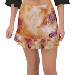 Fishtail Mini Chiffon Skirt 