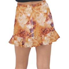 Fishtail Mini Chiffon Skirt 