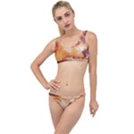 Burnt paper texture print design The Little Details Bikini Set