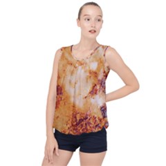 Bubble Hem Chiffon Tank Top 