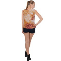 Bubble Hem Chiffon Tank Top 