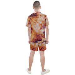 Men s Mesh T-Shirt and Shorts Set 