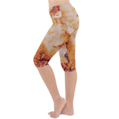 Lightweight Velour Cropped Yoga Leggings 