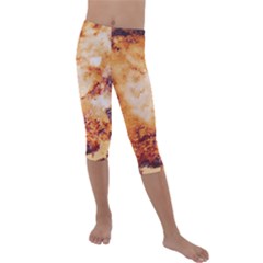 Kids  Lightweight Velour Capri Leggings  