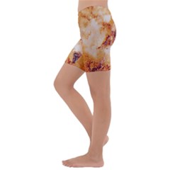 Kids  Lightweight Velour Capri Yoga Leggings 