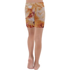 Kids  Lightweight Velour Capri Yoga Leggings 