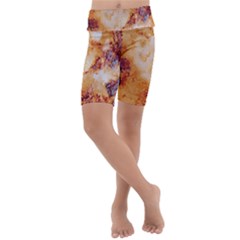 Kids  Lightweight Velour Cropped Yoga Leggings 