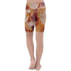 Kids  Lightweight Velour Cropped Yoga Leggings 