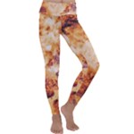 Burnt paper texture print design Kids  Lightweight Velour Classic Yoga Leggings