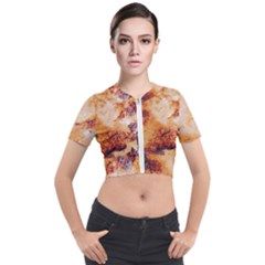 Short Sleeve Cropped Jacket 