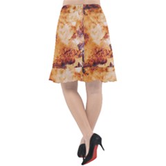 Fishtail Chiffon Skirt 