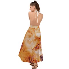 Backless Maxi Beach Dress 