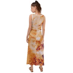 V-Neck Chiffon Maxi Dress 