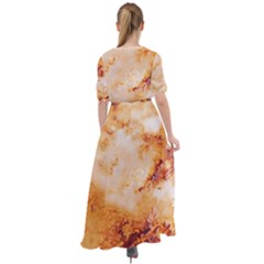 Waist Tie Boho Maxi Dress 
