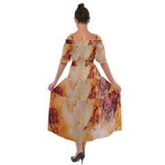 Shoulder Straps Boho Maxi Dress  