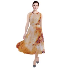 Round Neck Boho Dress 