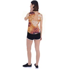 Back Circle Cutout Sports T-Shirt 