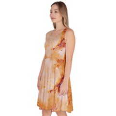 Knee Length Skater Dress With Pockets 