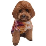 Burnt paper texture print design Dog T-Shirt