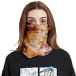 Burnt paper texture print design Face Covering Bandana (Two Sides)
