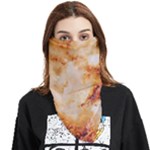 Burnt paper texture print design Face Covering Bandana (Triangle)