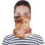 Burnt paper texture print design Face Seamless Bandana (Adult)