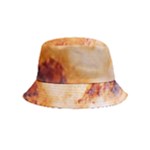 Burnt paper texture print design Inside Out Bucket Hat (Kids)