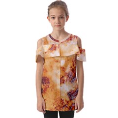 Fold Over Open Sleeve Top 