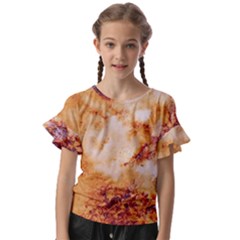 Kids  Cut Out Flutter Sleeves 