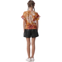 Kids  Cut Out Flutter Sleeves 