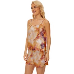 Satin Pajama Short Set 