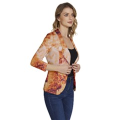 Women s One-Button 3/4 Sleeve Short Jacket 