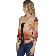 Women s Casual 3/4 Sleeve Spring Jacket 