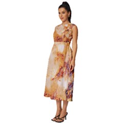 Sleeveless Round Neck Midi Dress 