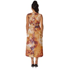Sleeveless Round Neck Midi Dress 