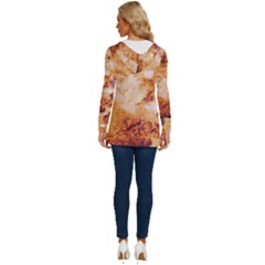 Long Sleeve Drawstring Hooded Top 