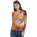 Women s Cut Out Long Sleeve T-Shirt 