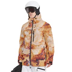 Men s Multi Pockets Zip Ski and Snowboard Waterproof Breathable Jacket 