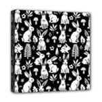Easter bunny pattern Mini Canvas 8  x 8  (Stretched)