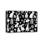 Easter bunny pattern Mini Canvas 6  x 4  (Stretched)