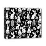 Easter bunny pattern Canvas 10  x 8  (Stretched)