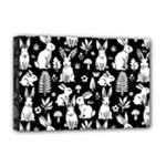 Easter bunny pattern Deluxe Canvas 18  x 12  (Stretched)