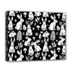 Easter bunny pattern Deluxe Canvas 20  x 16  (Stretched)