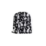 Easter bunny pattern Drawstring Pouch (Small)