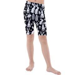 Kids  Mid Length Swim Shorts 
