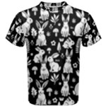 Easter bunny pattern Men s Cotton T-Shirt