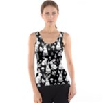 Easter bunny pattern Women s Basic Tank Top
