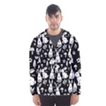 Easter bunny pattern Men s Hooded Windbreaker