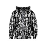 Easter bunny pattern Kids  Zipper Hoodie