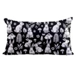Easter bunny pattern 22 x14  Lumbar Throw Cushion Case (Two Sides)